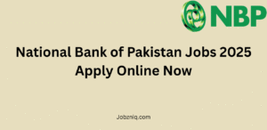 National Bank Of Pakistan Jobs 2025