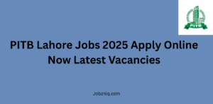 PITB Lahore Jobs 2025