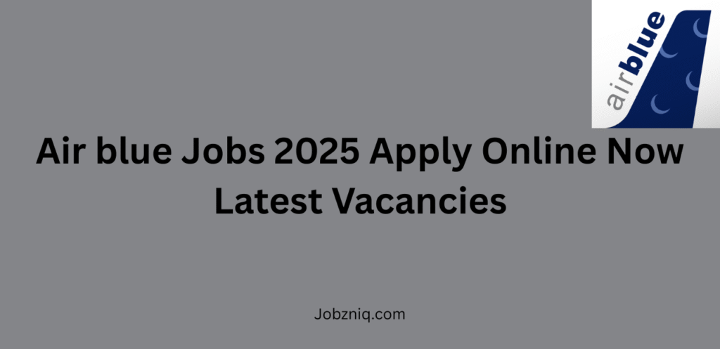 Air blue Jobs 2025
